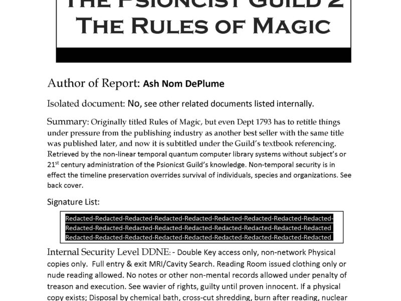 Cover of The Psionicist Guild 2: The Rules of Magic